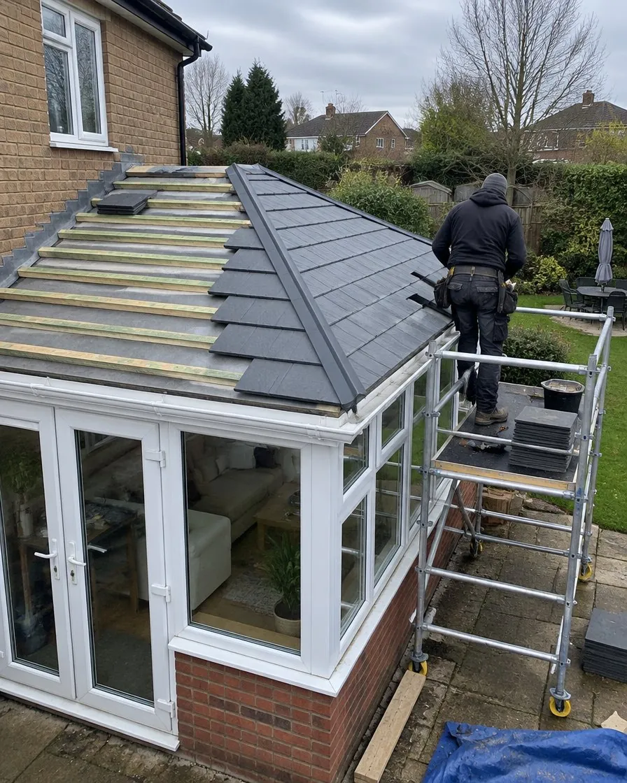 Conservatory roof replacement in Sidmouth