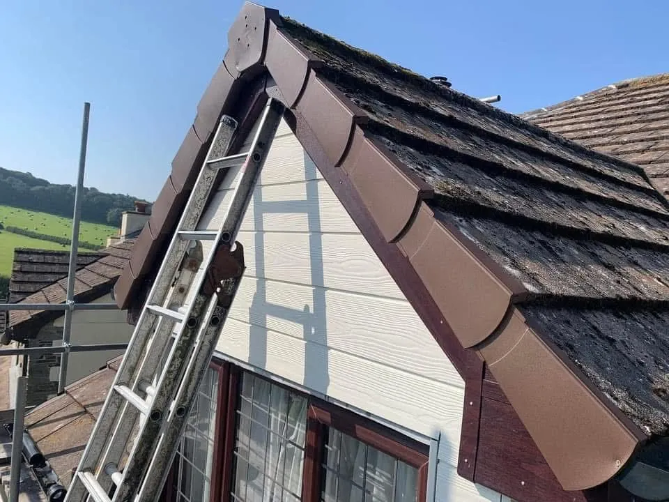 New fascias, bargeboards and guttering in Sidmouth