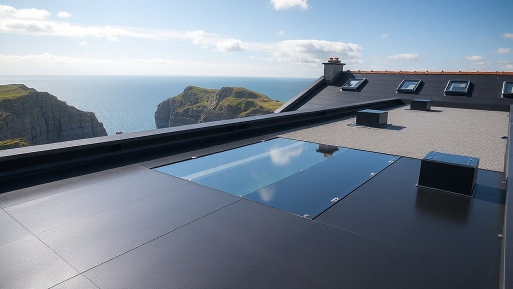 Flat roof installation in Sidmouth